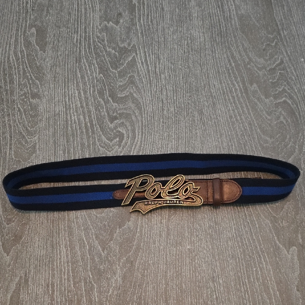 Polo by Ralph Lauren Black and Brown Men's Belt